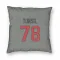 Gray Houston Texans Laremy Tunsil   Pillow Cover (18 X 18)