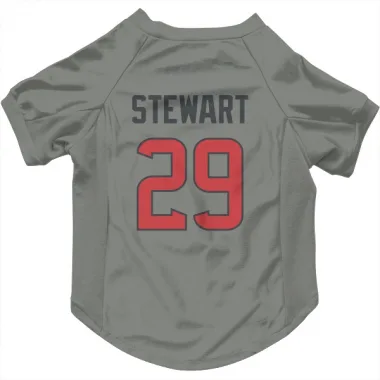 Gray Houston Texans M.J. Stewart   Dog & Cat Pet Jersey