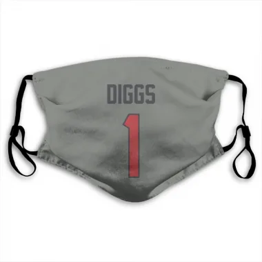 Gray Houston Texans Stefon Diggs   Face Mask