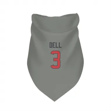 Gray Houston Texans Tank Dell   Dog & Cat Pet Bandana