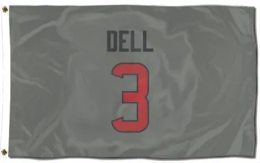 Gray Houston Texans Tank Dell   Flag (3 X 5)