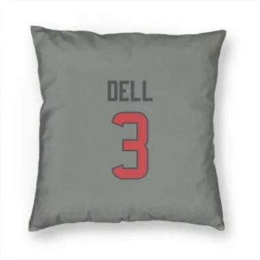 Gray Houston Texans Tank Dell   Pillow Cover (18 X 18)