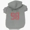 Gray Houston Texans Tim Settle Jr.   Dog & Cat Pet Hoodie