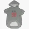 Gray Houston Texans Tim Settle Jr.   Dog & Cat Pet Hoodie