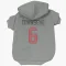 Gray Houston Texans Tommy Townsend   Dog & Cat Pet Hoodie