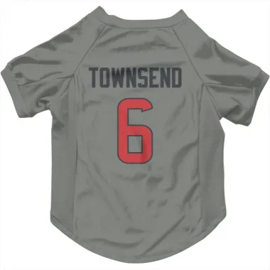 Gray Houston Texans Tommy Townsend   Dog & Cat Pet Jersey