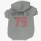 Gray Houston Texans Tremayne Anchrum Jr.   Dog & Cat Pet Hoodie