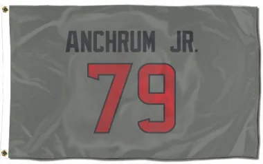 Gray Houston Texans Tremayne Anchrum Jr.   Flag (3 X 5)