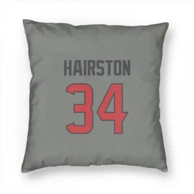 Gray Houston Texans Troy Hairston   Pillow Cover (18 X 18)