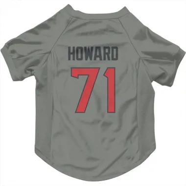 Gray Houston Texans Tytus Howard   Dog & Cat Pet Jersey