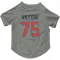 Gray Houston Texans Vince Wilfork   Dog & Cat Pet Jersey