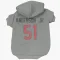 Gray Houston Texans Will Anderson Jr.   Dog & Cat Pet Hoodie