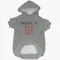 Gray Houston Texans Will Anderson Jr.   Dog & Cat Pet Hoodie