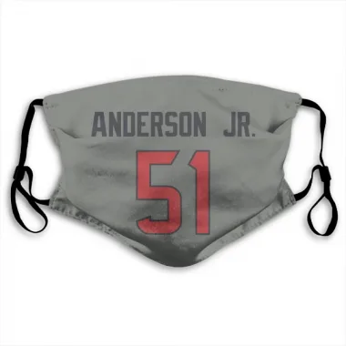 Gray Houston Texans Will Anderson Jr.   Face Mask