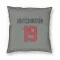 Gray Houston Texans Xavier Hutchinson   Pillow Cover (18 X 18)