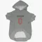 Gray Houston Texans Xavier Johnson   Dog & Cat Pet Hoodie