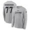 Gray Men's LaDarius Henderson Houston Texans 2024 Salute to Service Long Sleeve T-Shirt