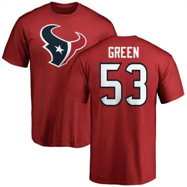 Green Men's Kendrick Green Houston Texans Logo T-Shirt - Red