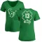 Green Women's Braxton Miller Houston Texans St. Patrick's Day V-Neck T-Shirt