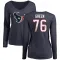 Green Women's Kenyon Green Houston Texans Logo Slim Fit Long Sleeve T-Shirt - Navy