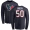 Green Youth Kendrick Green Houston Texans Logo Long Sleeve T-Shirt - Navy