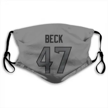 Houston Texans Andrew Beck  Silver Face Mask