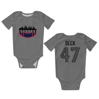 Houston Texans Andrew Beck  Silver Newborn & Infant Bodysuit