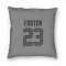 Houston Texans Arian Foster  Silver Pillow Cover (18 X 18)