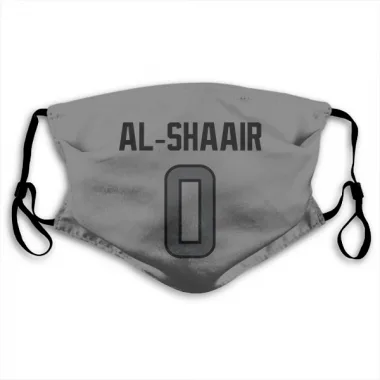 Houston Texans Azeez Al-Shaair  Silver Face Mask