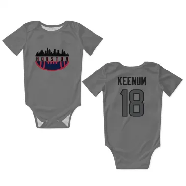 Houston Texans Case Keenum  Silver Newborn & Infant Bodysuit