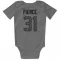 Houston Texans Dameon Pierce  Silver Newborn & Infant Bodysuit