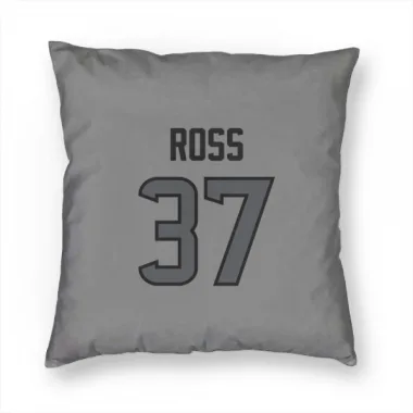 Houston Texans D'Angelo Ross  Silver Pillow Cover (18 X 18)