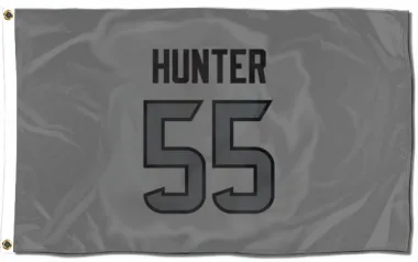 Houston Texans Danielle Hunter  Silver Flag (3 X 5)