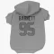 Houston Texans Derek Barnett  Silver Dog & Cat Pet Hoodie