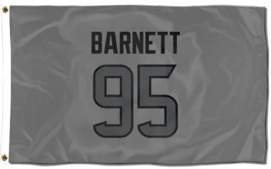 Houston Texans Derek Barnett  Silver Flag (3 X 5)