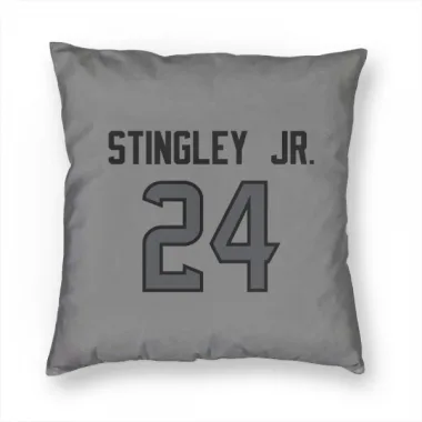 Houston Texans Derek Stingley Jr.  Silver Pillow Cover (18 X 18)