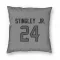 Houston Texans Derek Stingley Jr.  Silver Pillow Cover (18 X 18)