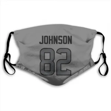 Houston Texans Diontae Johnson  Silver Face Mask