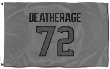 Houston Texans Dylan Deatherage  Silver Flag (3 X 5)