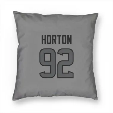 Houston Texans Dylan Horton  Silver Pillow Cover (18 X 18)