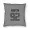 Houston Texans Dylan Horton  Silver Pillow Cover (18 X 18)