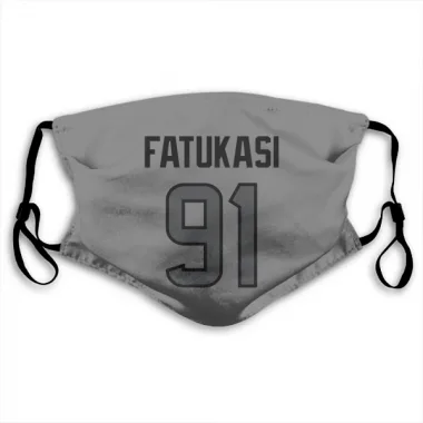 Houston Texans Folorunso Fatukasi  Silver Face Mask