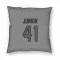 Houston Texans Gregory Junior  Silver Pillow Cover (18 X 18)