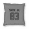 Houston Texans Irv Smith Jr.  Silver Pillow Cover (18 X 18)