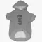 Houston Texans Jalen Pitre  Silver Dog & Cat Pet Hoodie