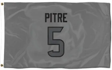 Houston Texans Jalen Pitre  Silver Flag (3 X 5)