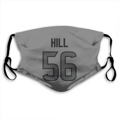 Houston Texans Jamal Hill  Silver Face Mask