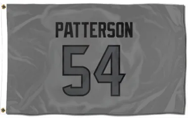 Houston Texans Jarrett Patterson  Silver Flag (3 X 5)