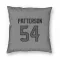 Houston Texans Jarrett Patterson  Silver Pillow Cover (18 X 18)