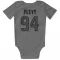 Houston Texans Jayden Peevy  Silver Newborn & Infant Bodysuit